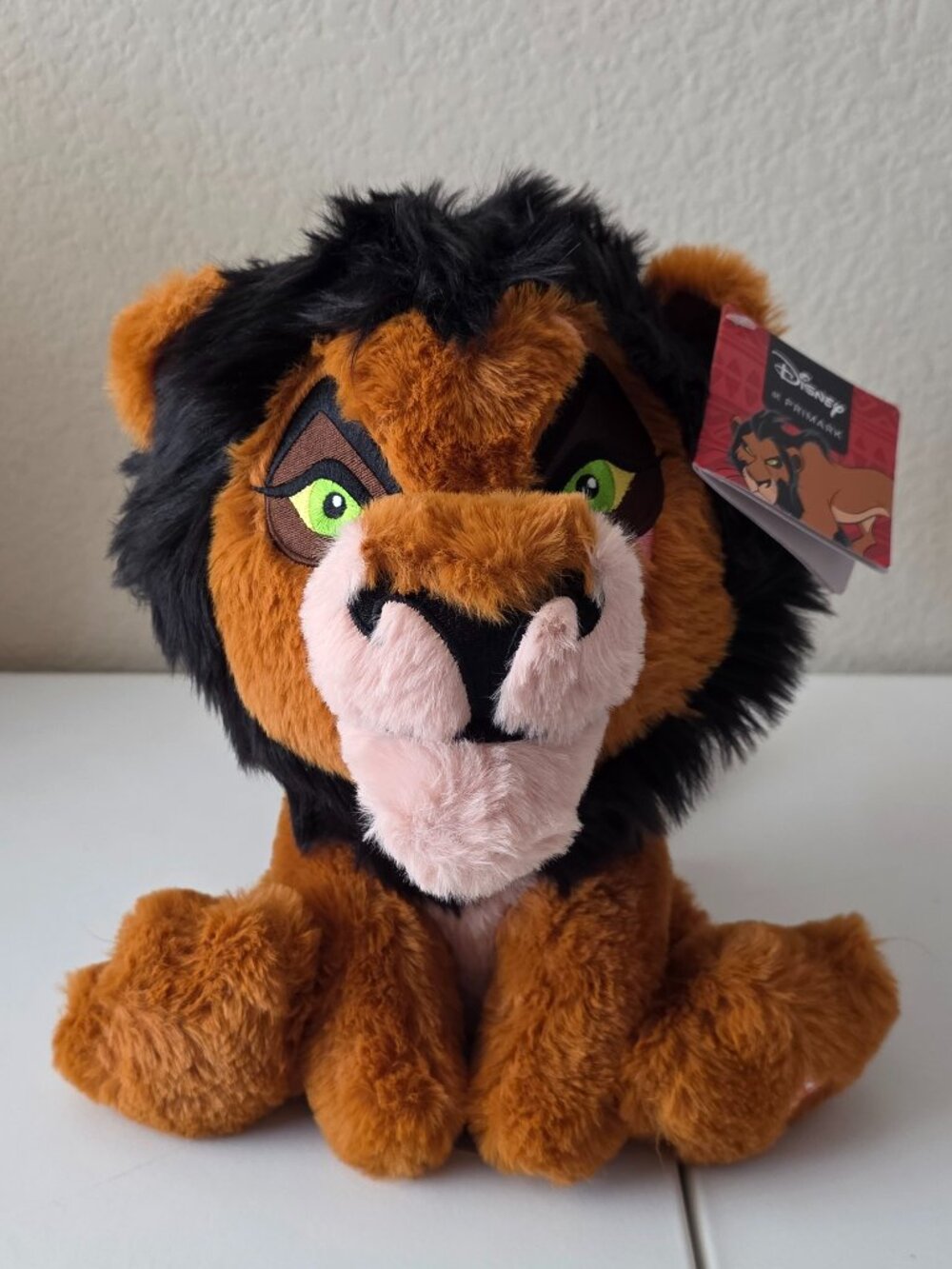 Disney X Primark Scar Light Up 10" Plush Stuffed Animal The Lion King NEW